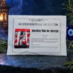 Defumador de Ervas Quebra Mal de Inveja, indicado para rituais esotéricos de limpeza energética, proteção espiritual e afastamento da negatividade.