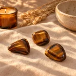 Pedra rolada de olho de tigre 45 grs