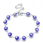 Pulseira Olho Turco em aço inoxidável - 304